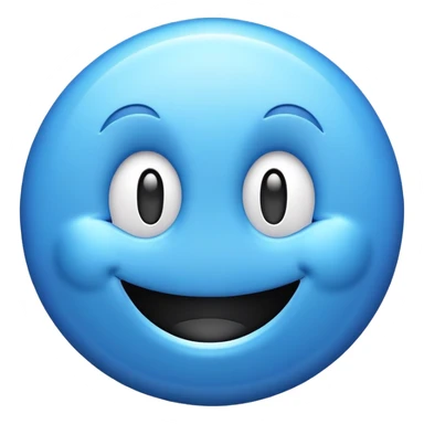 buffering symbol with a smiling face sticker