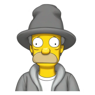 Homer Simpson x Mugiwara sticker