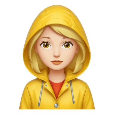 Raincoat Pedestrian woman sticker