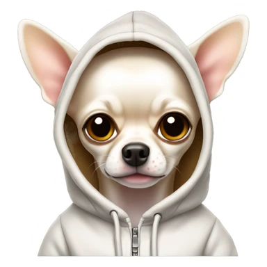 10 Chihuahua wearing a hoodie sticker