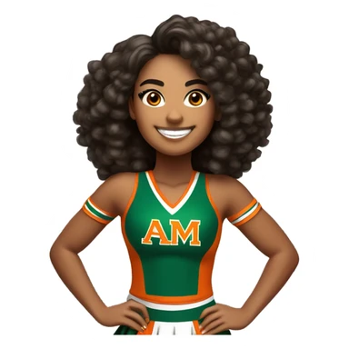 Florida A &M Latino cheerleader  sticker