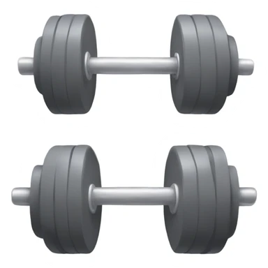 Gray gym weight sticker