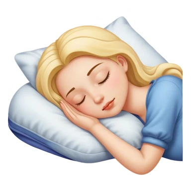 Niña durmiendo  sticker