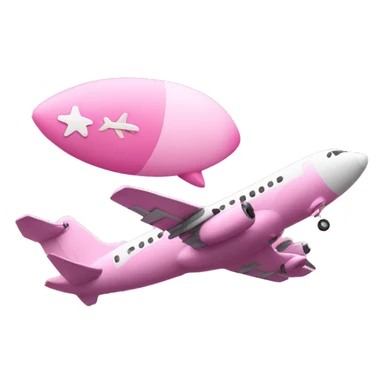 I want a pink world emoji and a pink plane sticker