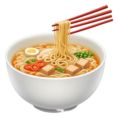 bowl of noodles sticker