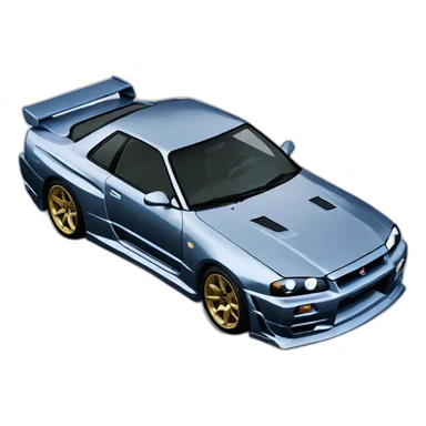 nissan skyline gtr r34 2fast 2furious sticker