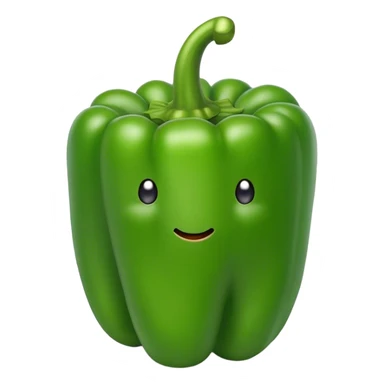 Green Bell pepper sticker