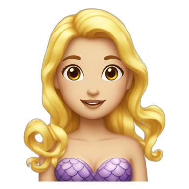 Mermaid bonne girl sticker