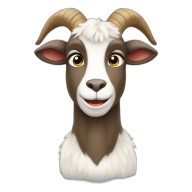 Ronaldo as a goat sticker
