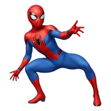 Spider man showing his butt sticker