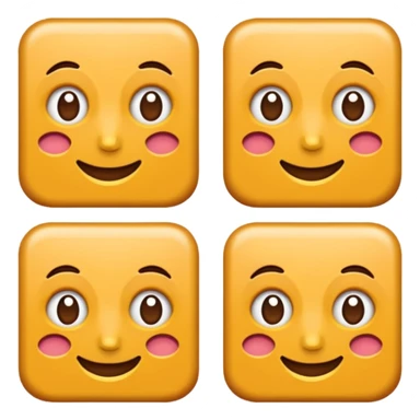 Crea una línea de cuadros como este "🟫" sticker