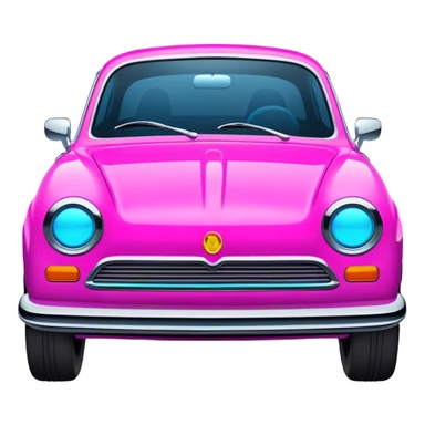Voiture fluo sticker