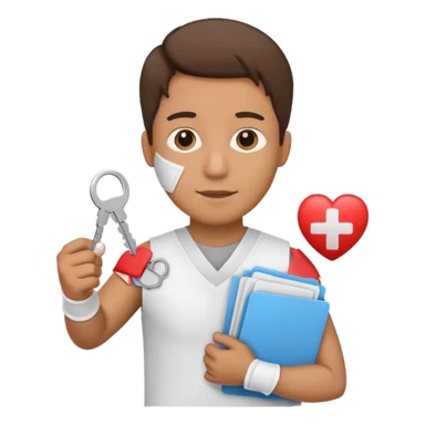 🔑👨‍💼📑❤️‍🩹💊 sticker