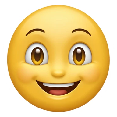 emoji with mischievous grin sticker