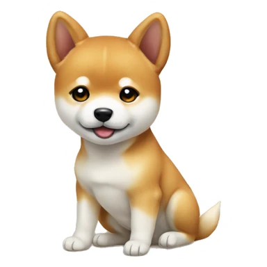 baby shiba inu sticker
