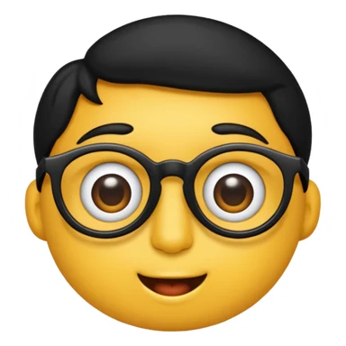 Ladrão com dinheiro,um óculos todo preto sticker