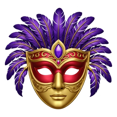 ancient Roman party mask sticker