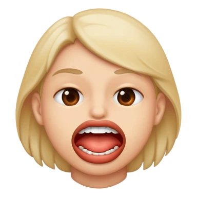 Mordiendo los labios  sticker