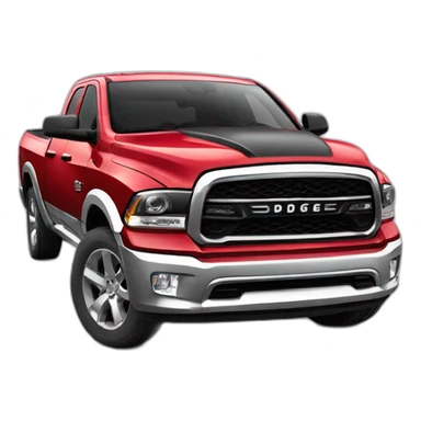 Dodge ram rouge sticker