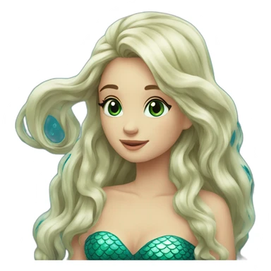 Mermaid européen Beautiful  sticker