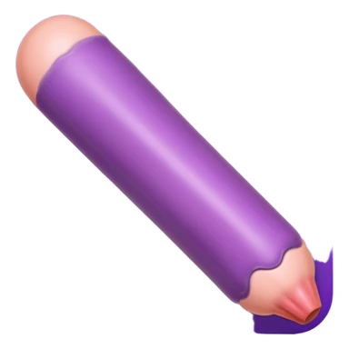 Top view of erect Penis sticker