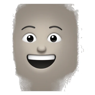 Smile with peace sign sticker