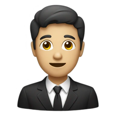 calling icon in black colour sticker