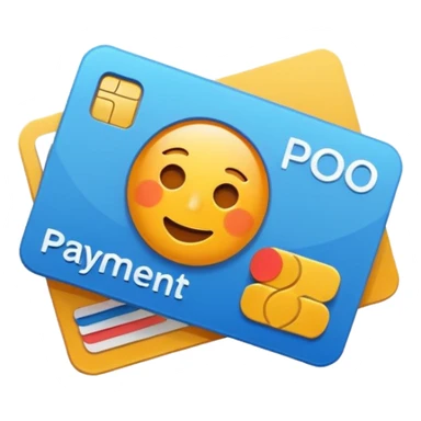 payment method flat style sticker