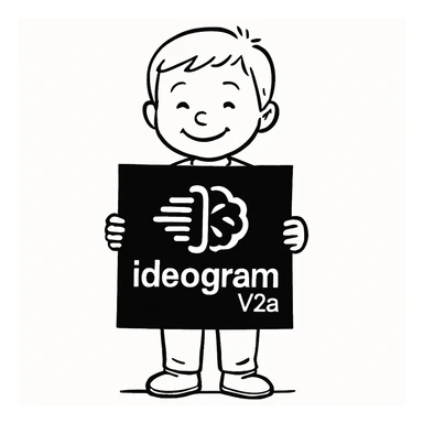 make drawing of a child holding a poster of this image sticker