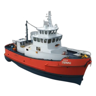 Gipsy style offshore tug sticker