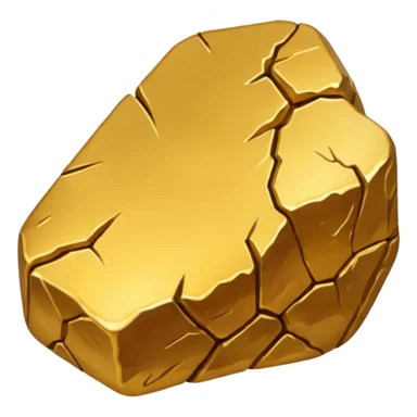 gold nugget sticker