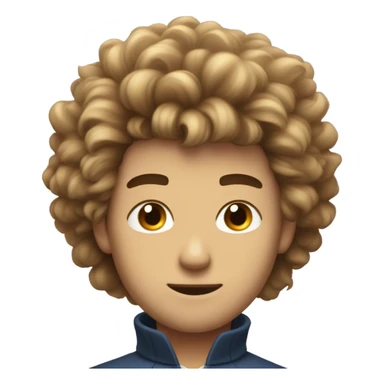 100% fluffy hair sigma boy sticker