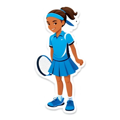 Icon for our spring tennis team sticker