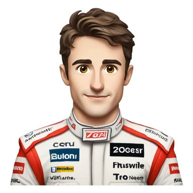 Formula 1 driver Charles Leclerc sticker