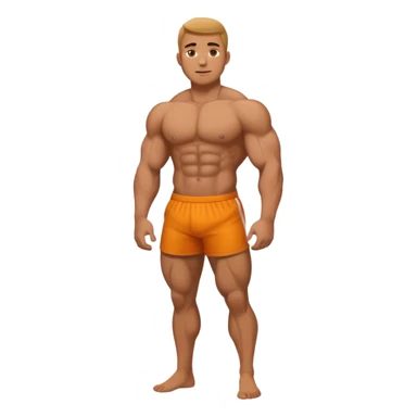 A man with a big booty sticker