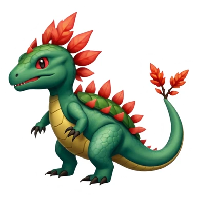 Salandit-Salamence-Turtwig-Fakémon-fusion-hybrid-creature sticker