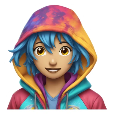 Anime hoodie  sticker