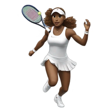 Serena Williams tennis sticker
