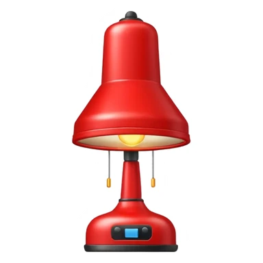 red alert lamp happy sticker