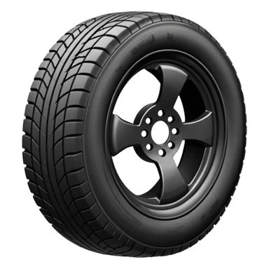 tire that is having a puncture sticker