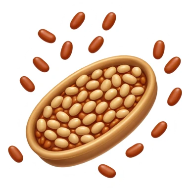 Make flying baked beans sticker