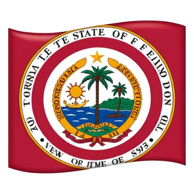 Florida state flag sticker