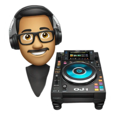 CDJ Pionner dj sticker