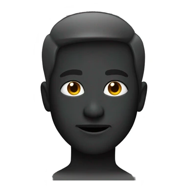 black colour e-mail sticker