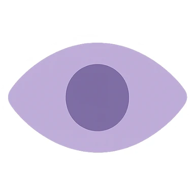 A dull purple eyes sticker