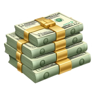 stack of cash that's half cache half database sticker