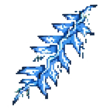 lightning bolt with speed lines sticker