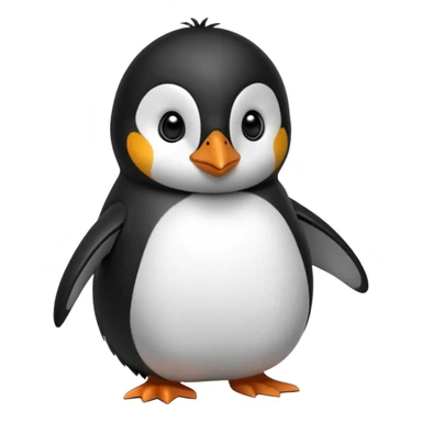 side eyeing penguin sticker