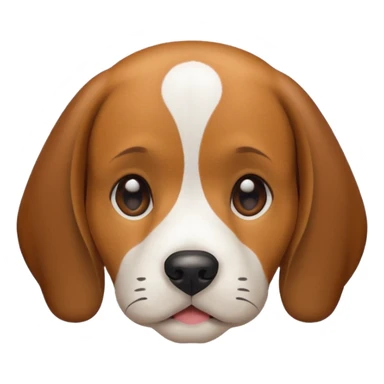 create a beagle emoji sticker