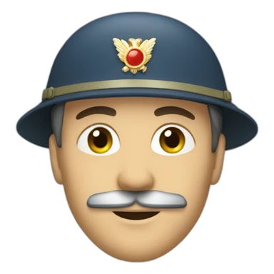 french soldier sticker